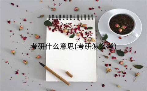 考研什么意思(考研怎么考)
