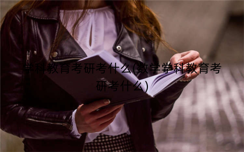 学科教育考研考什么(数学学科教育考研考什么)