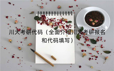 川大考研代码（全面介绍川大考研报名和代码填写）