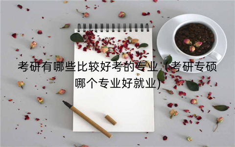 考研有哪些比较好考的专业（考研专硕哪个专业好就业)