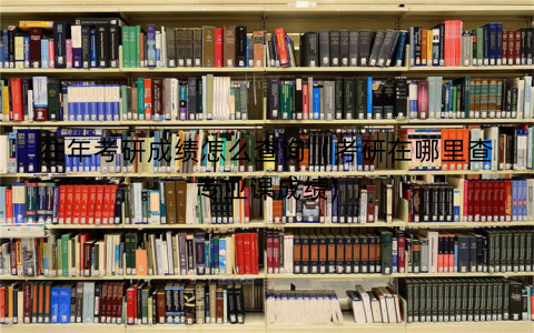 往年考研成绩怎么查询（考研在哪里查专业课成绩)