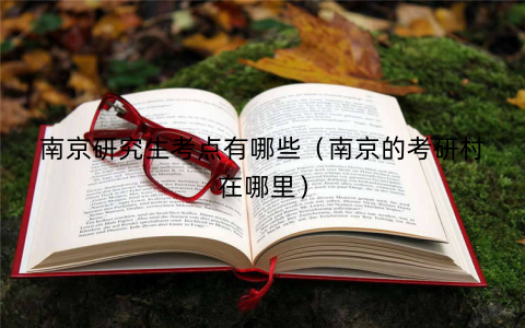 南京研究生考点有哪些（南京的考研村在哪里）