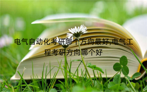 电气自动化考研哪个方向最好,电气工程考研方向哪个好