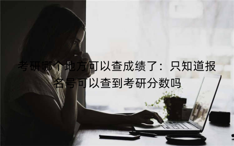考研哪个地方可以查成绩了：只知道报名号可以查到考研分数吗