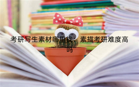 考研写生素材哪里找：素描考研难度高吗